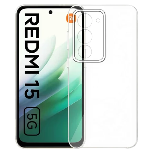 Husă pentru Xiaomi Redmi 15, 171 mm, Transparent