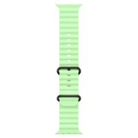 Apple Watch Ultra 3 Black Ocean Band Neon Green 3