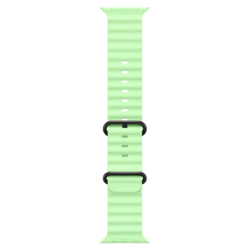 Apple Watch Ultra 3 Black Ocean Band Neon Green