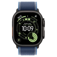 Apple Watch Ultra 3 Black Trail Loop Bright Blue 2