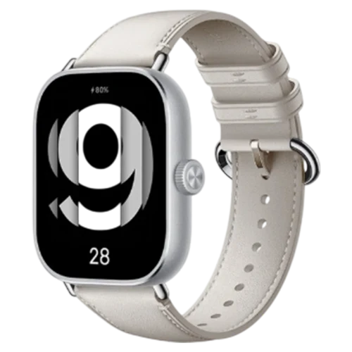 Xiaomi Strap Leather Redmi Watch 4 / 5 /Band 8 Pro/9 Pro White Ремешок