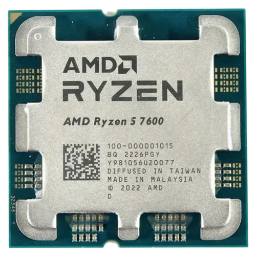 Процессор AMD Ryzen 5 7600 Tray, Silver