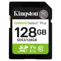 Карта памяти Kingston Canvas Select Plus, 128 ГБ, Black