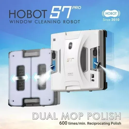 Robot pentru spălarea geamurilor Hobot S7 Pro, White