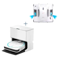 Набор HOBOT „Робот-пылесос Legee D8 + Legee LuLu + Робот для мытья окон S7 Pro”, White