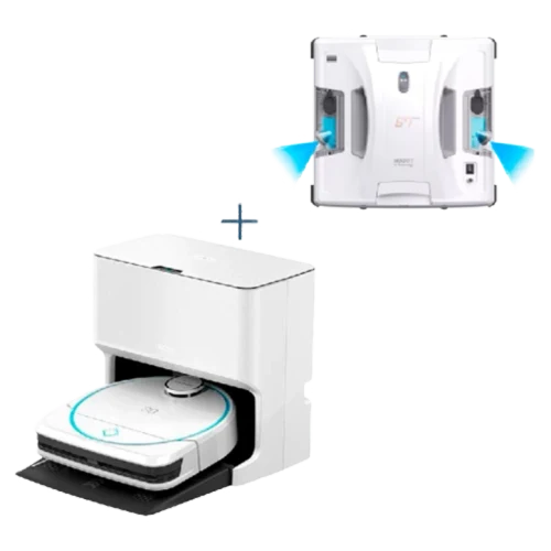 Набор HOBOT „Робот-пылесос Legee D8 + Legee LuLu + Робот для мытья окон S7 Pro”, White