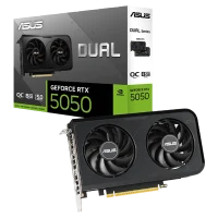 Placa video ASUS Dual GeForce RTX 5050 OC Edition, Negru