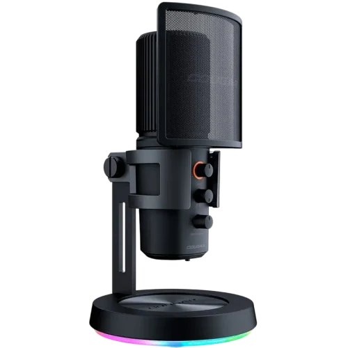Microfon Gaming Cougar Screamer-X, Cu fir, Negru