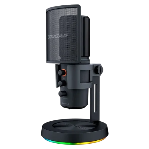Microfon Gaming Cougar Screamer-X, Cu fir, Negru