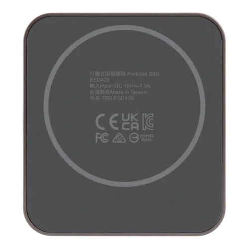 Внешний портативный SSD накопитель Transcend ESD420, 1 ТБ, Iron Gray