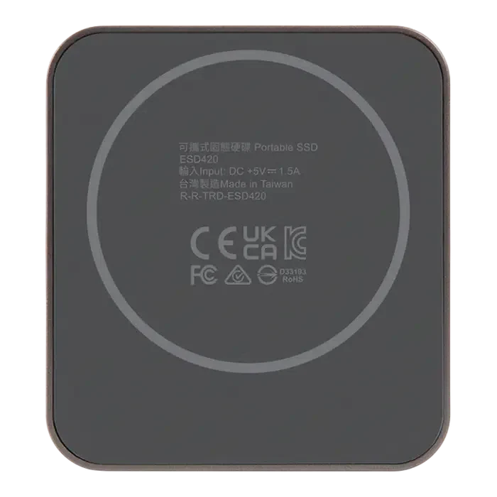 SSD portabil extern Transcend ESD420, 1 TB, Rose Gold 2