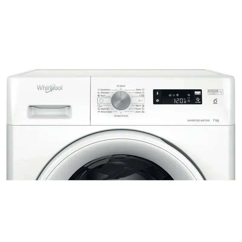 Стиральная машина Whirlpool FFS 7469 W EE, 7кг, Белый 4