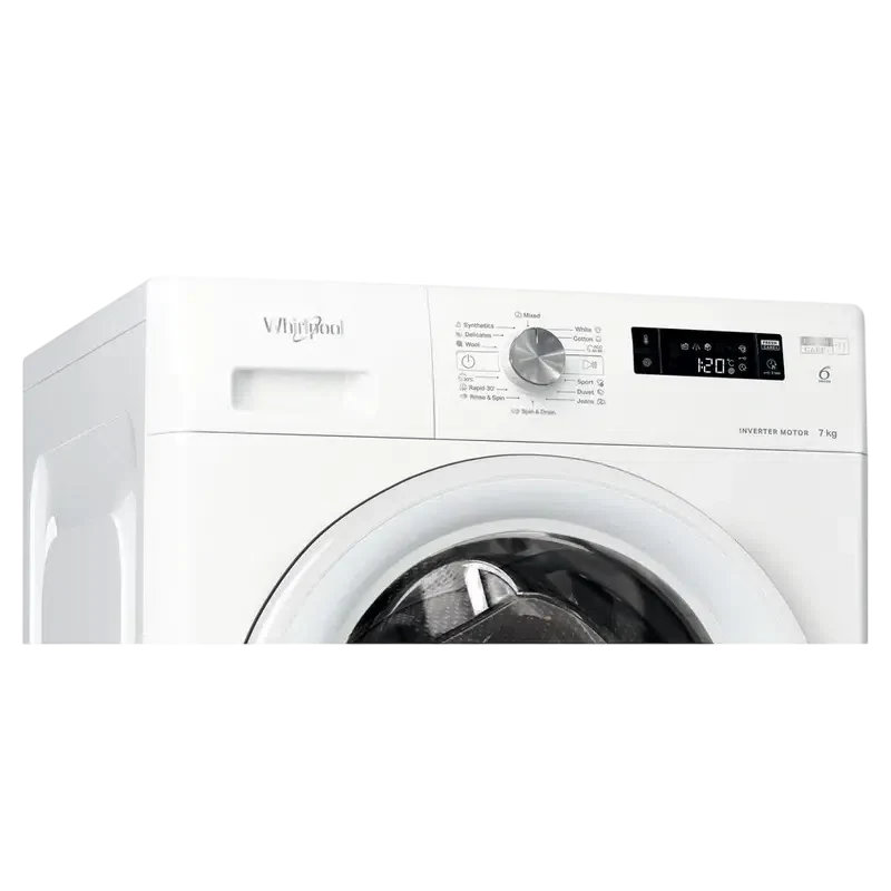 Стиральная машина Whirlpool FFS 7469 W EE, 7кг, Белый 5