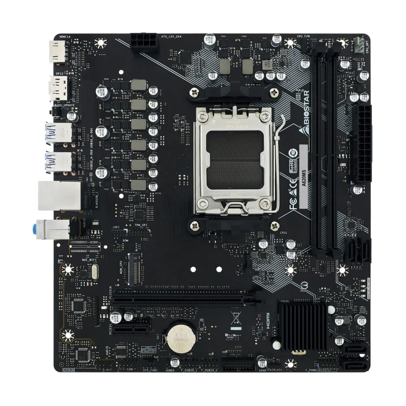 Материнская плата BIOSTAR A620MS, Black 2