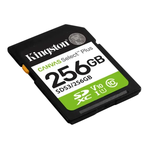 Карта памяти Kingston Canvas Select Plus, 256Гб