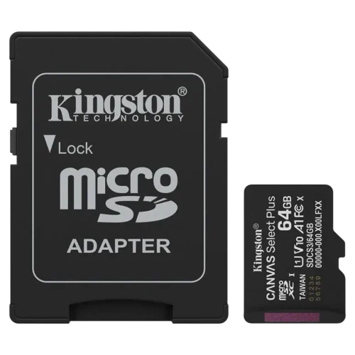 Карта памяти Kingston Canvas Select Plus, 64Гб