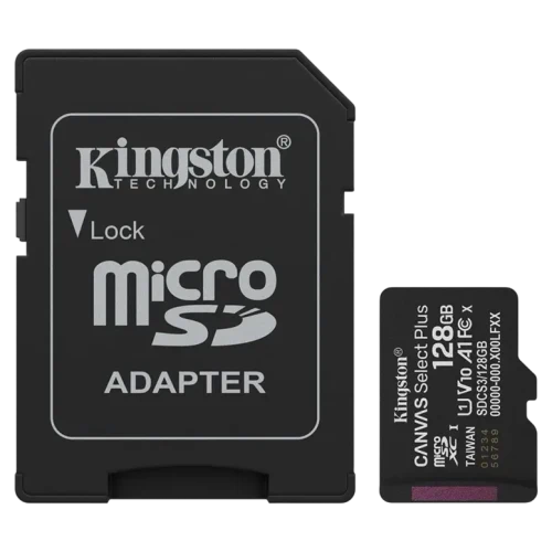 Карта памяти Kingston Canvas Select Plus, 128Гб
