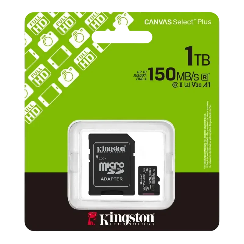 Карта памяти Kingston Canvas Select Plus, 1024Гб 3