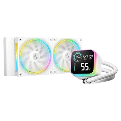 Sistem de răcire DeepCool LQ240 WH, Alb