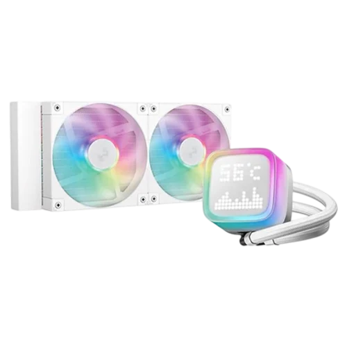 Sistem de răcire DeepCool LP240 WH, Alb