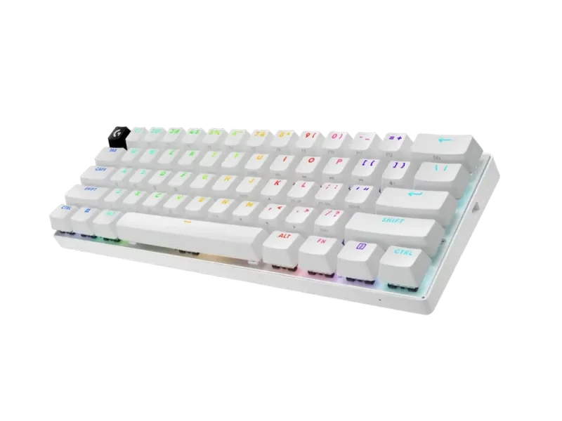 Клавиатура Logitech G PRO X 60 lightspeed, Проводное / беспроводное, Белый 3