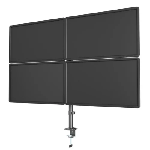 Регулируемый настольный кронштейн для 4 мониторов GEMBIRD GMB-MA-D4-01, Black