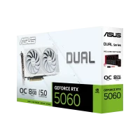 Placă video ASUS Dual GeForce RTX 5060 OC, Alb 12