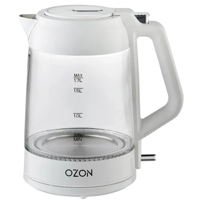 Электрочайник OZON EKC-1705A-GS, Белый 2