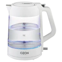 Электрочайник OZON EKC-1705A-GS, Белый
