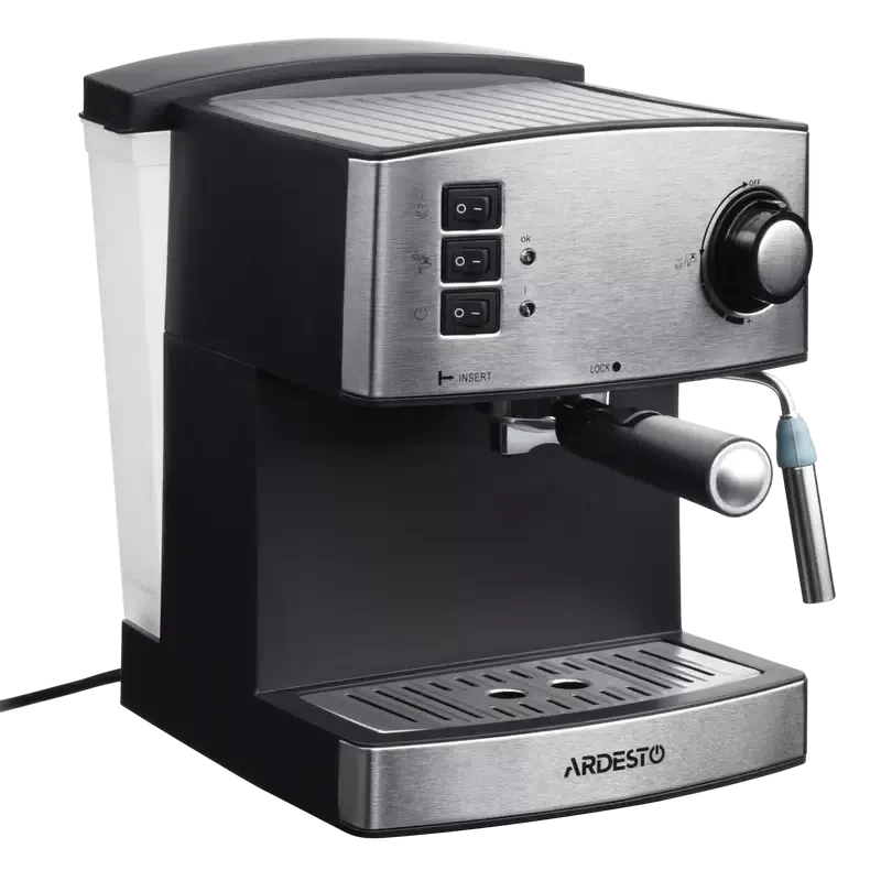 Кофеварка рожковая Ardesto YCM-E1600, Silver 3