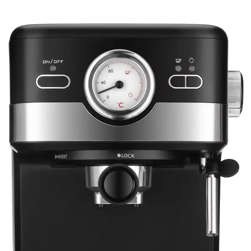 Кофеварка рожковая Ardesto YCM-E16B, Black 5