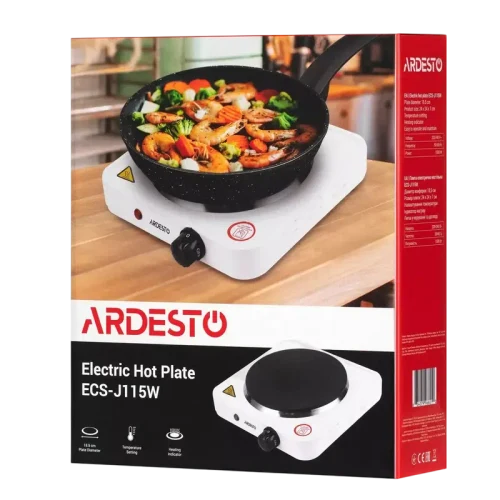 Электрическая настольная плита Ardesto ECS-J115W, Белый