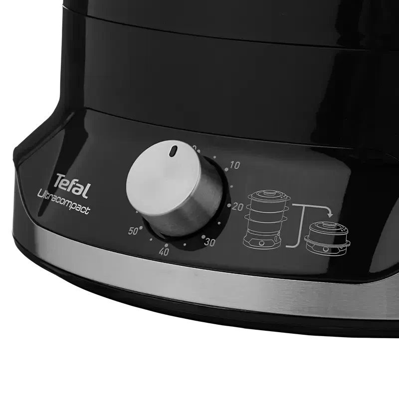 Aparat de gătit cu aburi Tefal VC204810, Negru 5