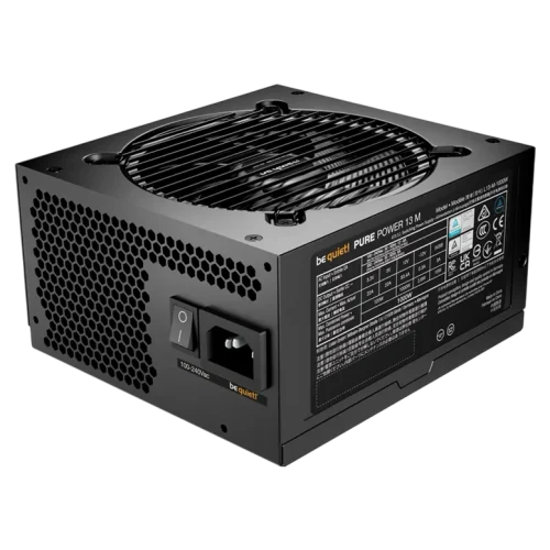 Блок питания для компьютеров be quiet! Pure Power 13 M ATX 1000W, Черный