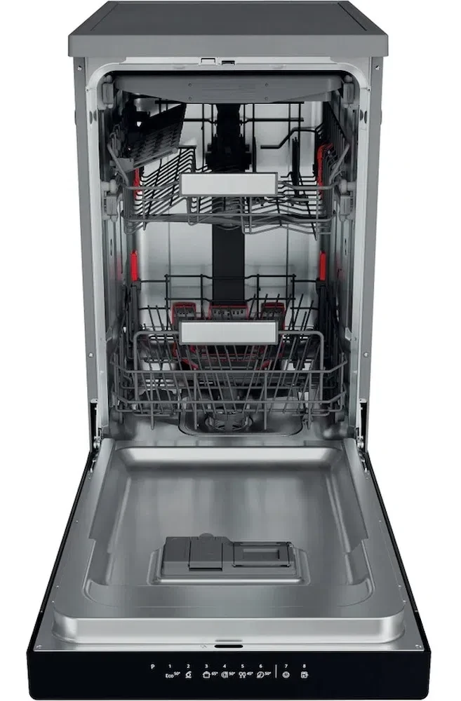 Посудомоечная машина Whirlpool WSFO 3O34 PF X, Серебристый 2