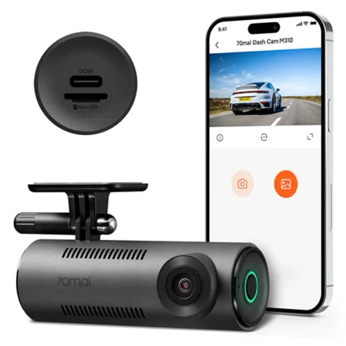 Видеорегистратор Xiaomi 70 Mai M310 Smart Dash Cam Global, Black