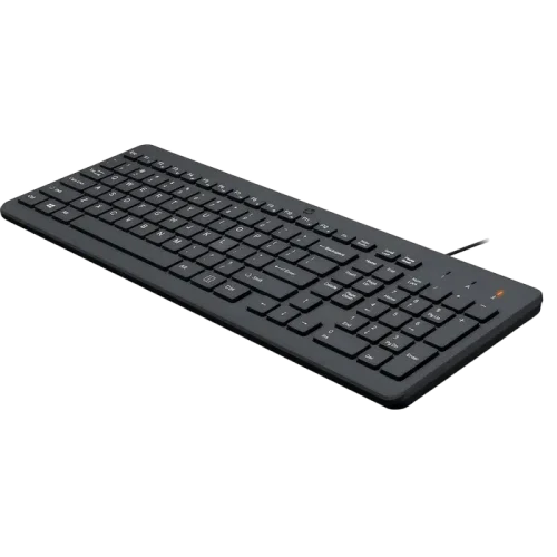 Клавиатура и мышь HP 150, Проводное, Чёрный