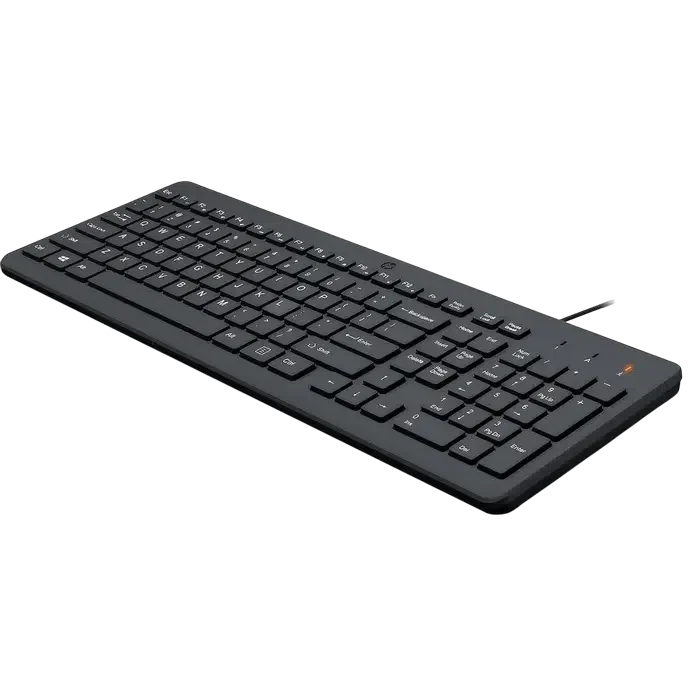 Клавиатура и мышь HP 150, Проводное, Чёрный 4