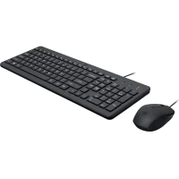 Клавиатура и мышь HP 150, Проводное, Чёрный 2