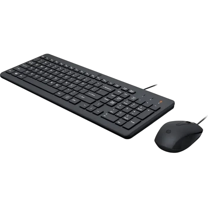Клавиатура и мышь HP 150, Проводное, Чёрный 2