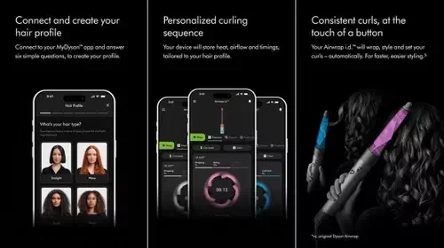 Прибор для укладки Dyson HS08 Airwrap i.d Amber Silk, Bronze