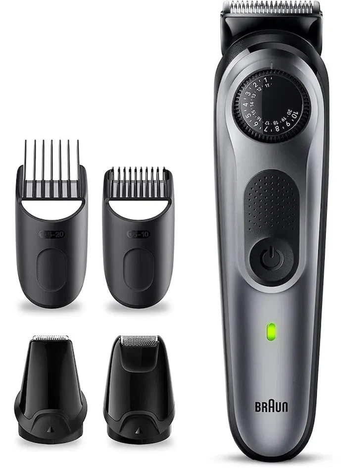 Мужской Триммер Braun BT5440, Серебристый 2