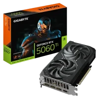 Placă video Gigabyte GeForce RTX 5060 Ti WINDFORCE MAX OC, Negru
