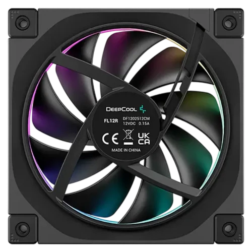 Ventilator PC DeepCool FL12 R, 120 mm, Negru
