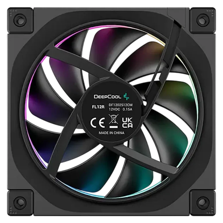 Ventilator PC DeepCool FL12 R, 120 mm, Negru 4