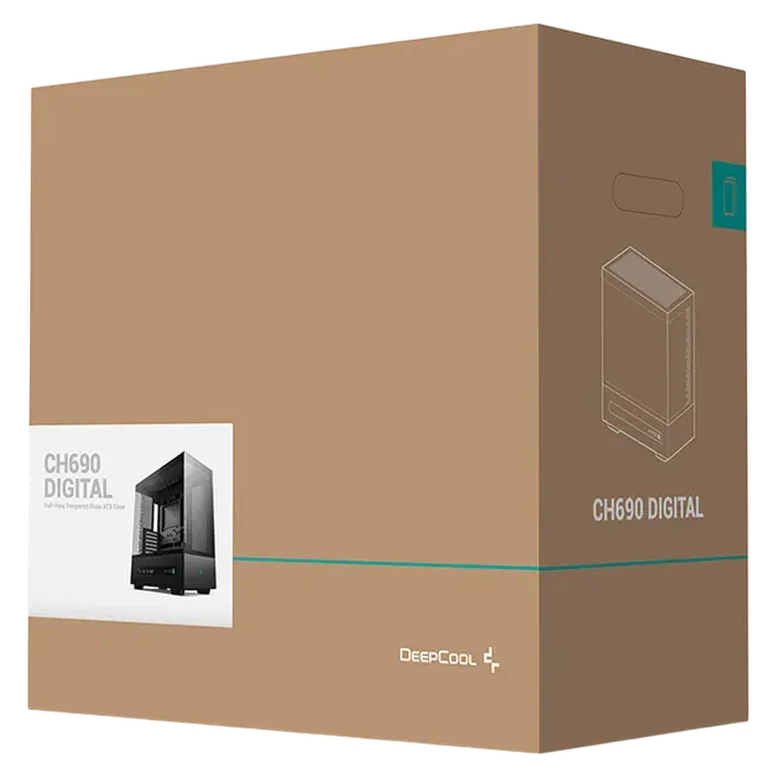 Корпус для ПК Deepcool CH690 Digital Mid-Tower, Черный 14