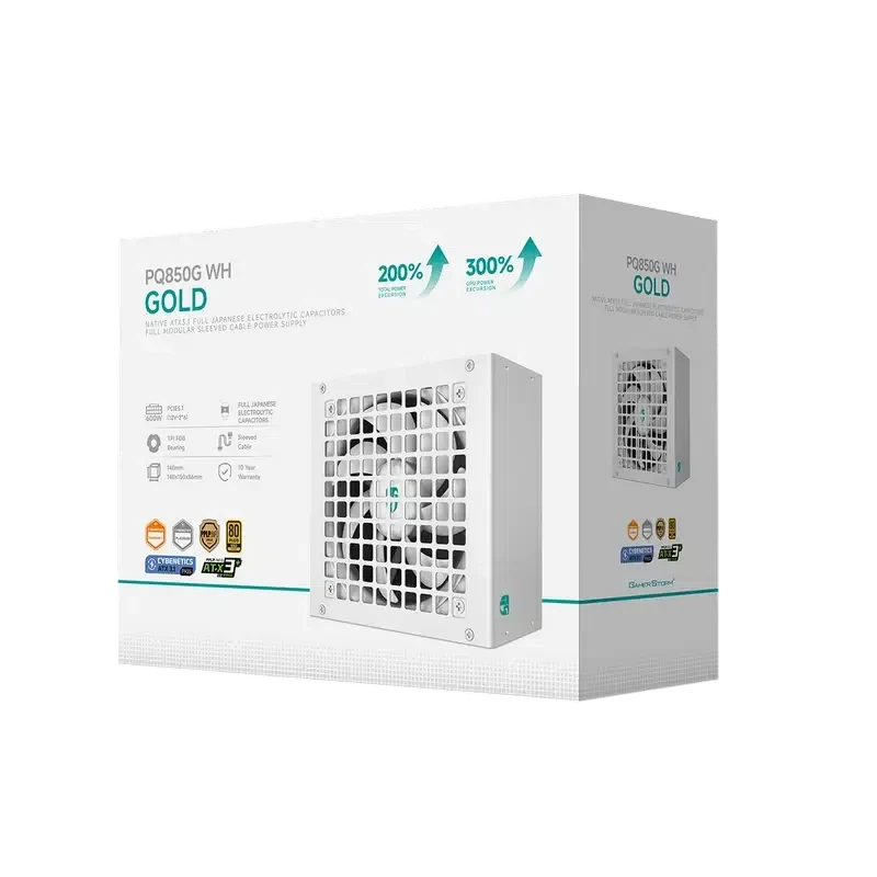 Блок питания для компьютеров Deepcool GamerStorm PQ850G WH ATX, Белый 9