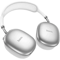 HOCO W55 Plus Happiness ANC noise reduction BT headphones Silver 3