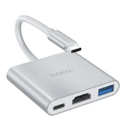 HOCO HB14 Easy use Type-C adapter(Type-C to USB3.0+HDTV+PD) 2