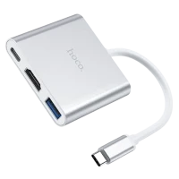 HOCO HB14 Easy use Type-C adapter(Type-C to USB3.0+HDTV+PD)